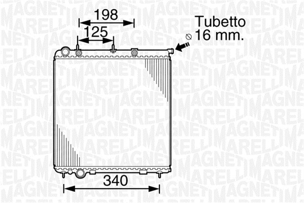 Magneti Marelli Radiateur 350213821000