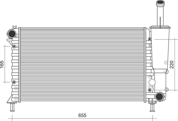 Magneti Marelli Radiateur 350213892000