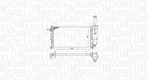 Magneti Marelli Radiateur 350213902000