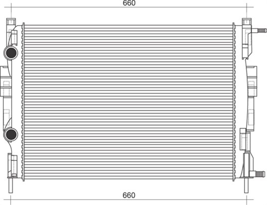 Magneti Marelli Radiateur 350213997000