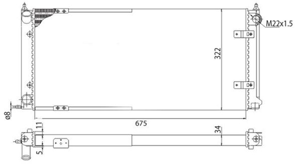 Magneti Marelli Radiateur 350213272003