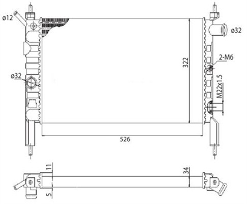 Magneti Marelli Radiateur 350213831003