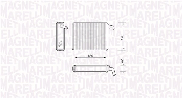 Magneti Marelli Kachelradiateur 350218054000