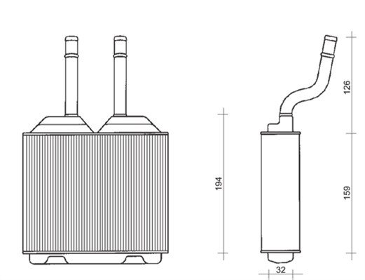 Magneti Marelli Kachelradiateur 350218261000