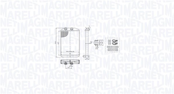 Magneti Marelli Kachelradiateur 350218519000