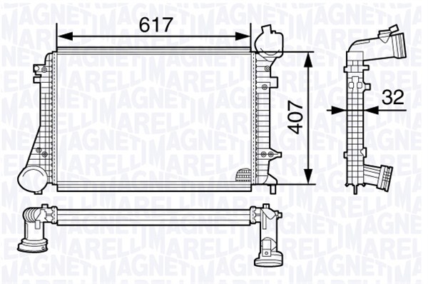 Magneti Marelli Interkoeler 351319202000