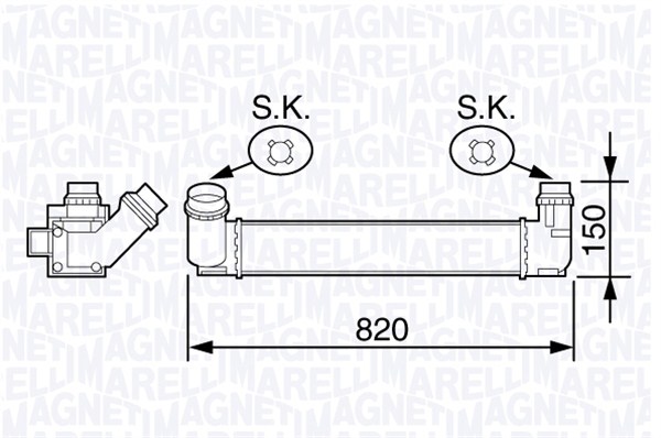 Magneti Marelli Interkoeler 351319203590