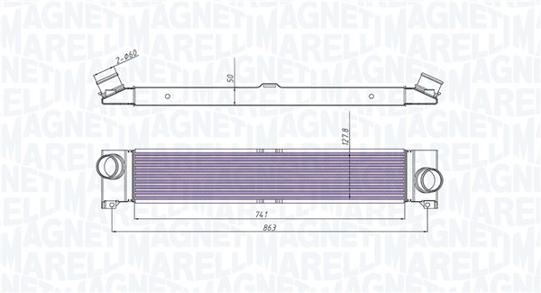 Magneti Marelli Interkoeler 351319204310