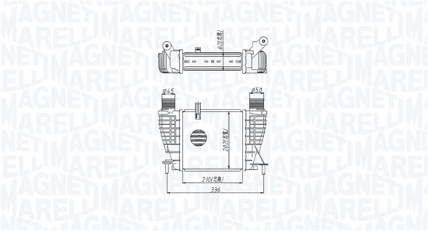 Magneti Marelli Interkoeler 351319205320