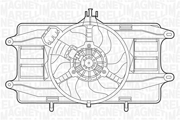 Magneti Marelli Ventilatorwiel-motorkoeling 069422024010