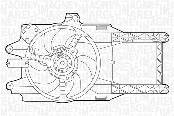 Magneti Marelli Ventilatorwiel-motorkoeling 069422028010