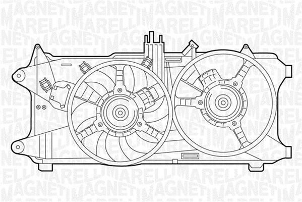 Magneti Marelli Ventilatorwiel-motorkoeling 069422036010