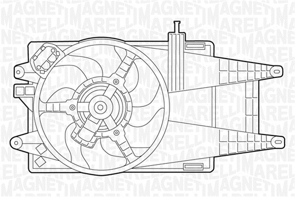 Magneti Marelli Ventilatorwiel-motorkoeling 069422049010