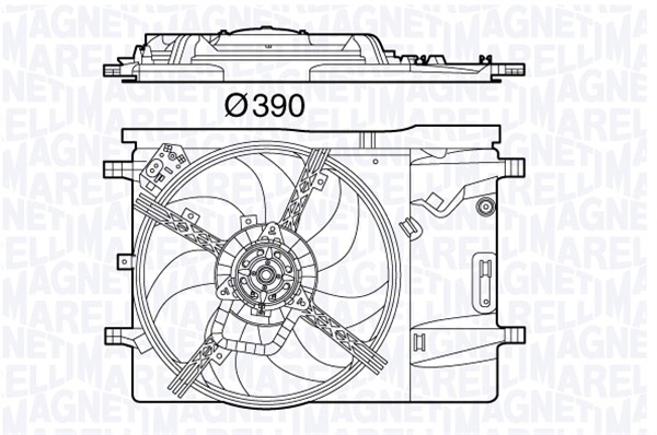 Magneti Marelli Ventilatorwiel-motorkoeling 069422576010