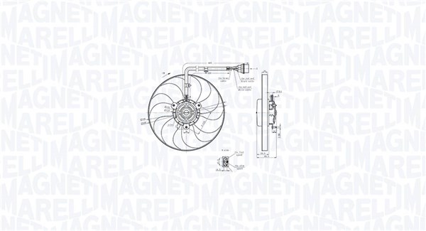 Magneti Marelli Ventilatorwiel-motorkoeling 069422847010