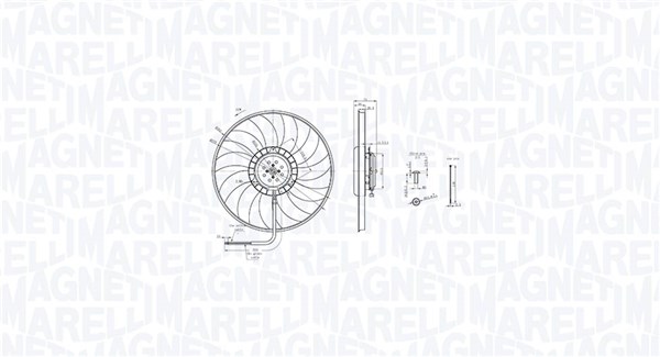 Magneti Marelli Ventilatorwiel-motorkoeling 069422848010