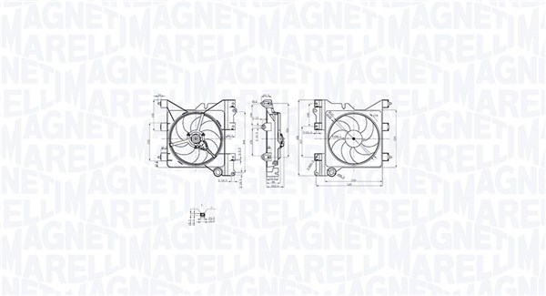 Magneti Marelli Ventilatorwiel-motorkoeling 069422852010