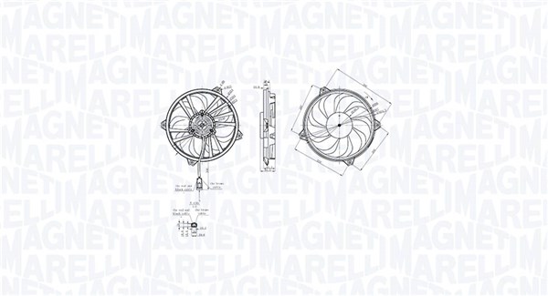 Magneti Marelli Ventilatorwiel-motorkoeling 069422855010