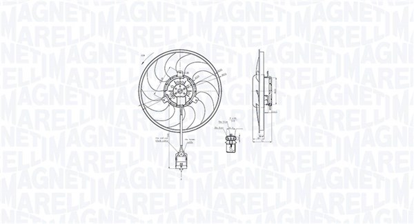 Magneti Marelli Ventilatorwiel-motorkoeling 069422860010