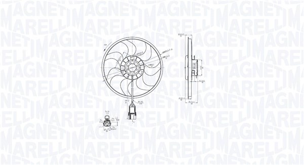 Magneti Marelli Ventilatorwiel-motorkoeling 069422861010