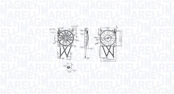 Magneti Marelli Ventilatorwiel-motorkoeling 069422862010