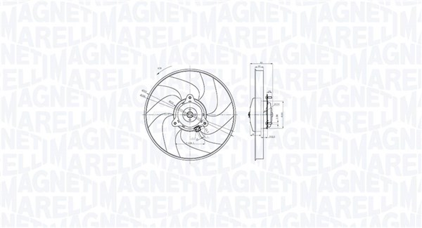 Magneti Marelli Ventilatorwiel-motorkoeling 069422866010