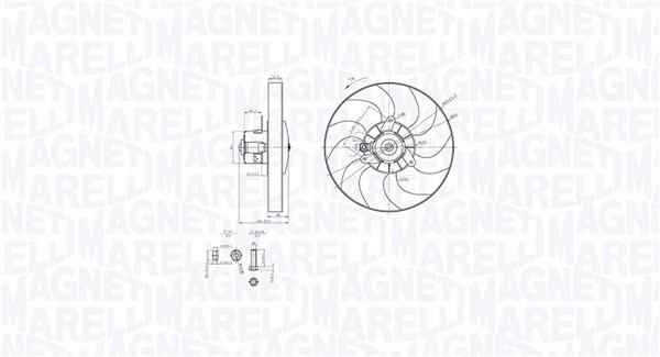 Magneti Marelli Ventilatorwiel-motorkoeling 069422868010