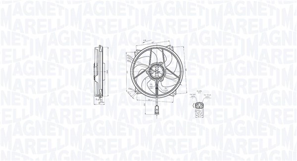 Magneti Marelli Ventilatorwiel-motorkoeling 069422869010