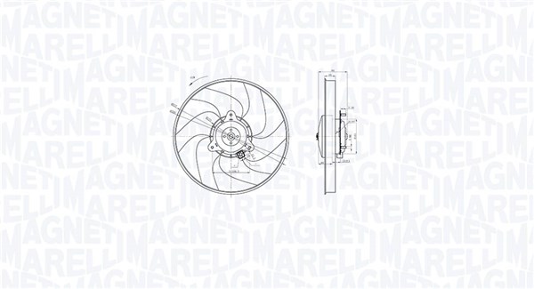 Magneti Marelli Ventilatorwiel-motorkoeling 069422871010