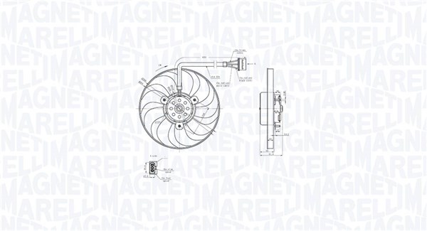 Magneti Marelli Ventilatorwiel-motorkoeling 069422876010