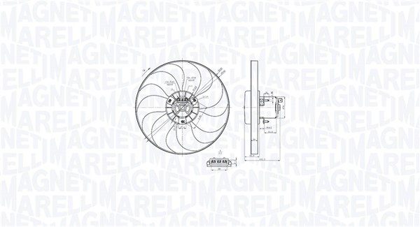 Magneti Marelli Ventilatorwiel-motorkoeling 069422879010