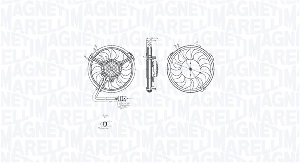 Magneti Marelli Ventilatorwiel-motorkoeling 069422880010