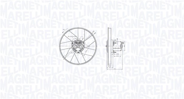 Magneti Marelli Ventilatorwiel-motorkoeling 069422885010