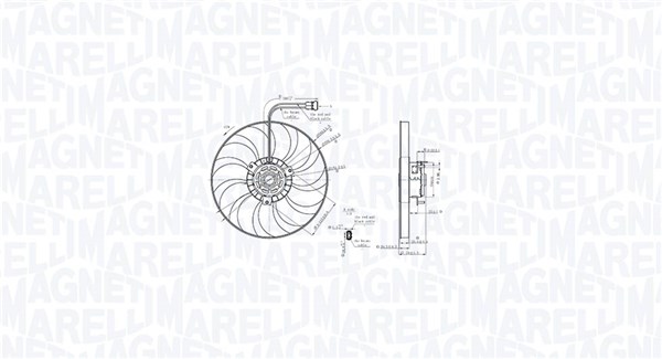 Magneti Marelli Ventilatorwiel-motorkoeling 069422886010