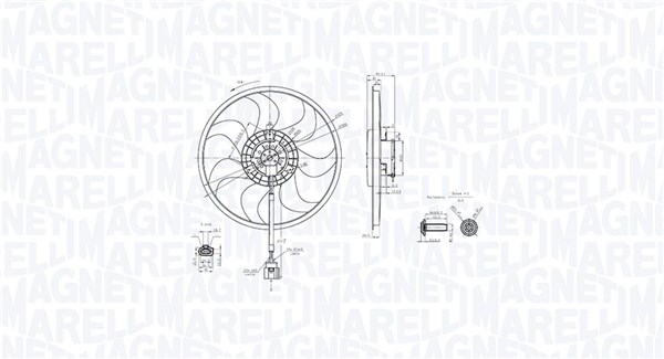 Magneti Marelli Ventilatorwiel-motorkoeling 069422889010