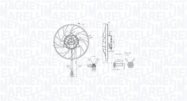 Magneti Marelli Ventilatorwiel-motorkoeling 069422890010