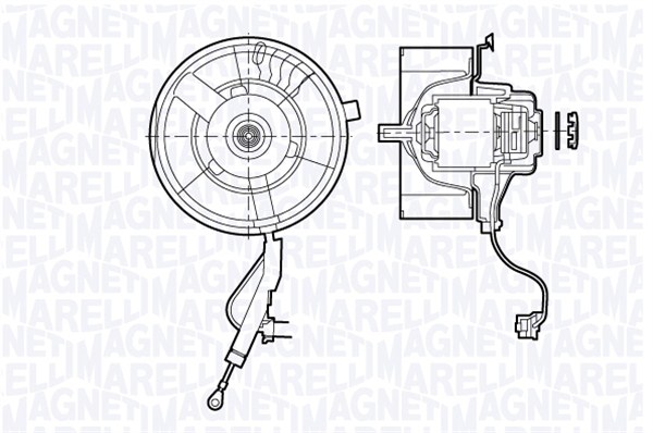 Magneti Marelli Kachelventilator 069412672010