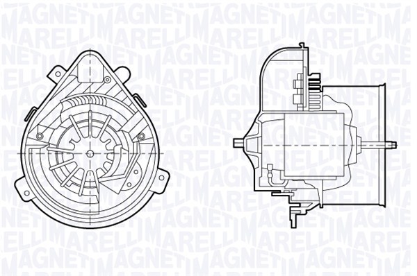 Magneti Marelli Kachelventilator 069412692010