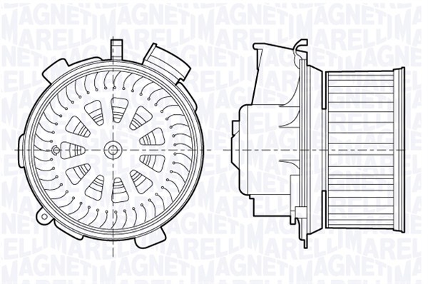 Magneti Marelli Kachelventilator 069412696010