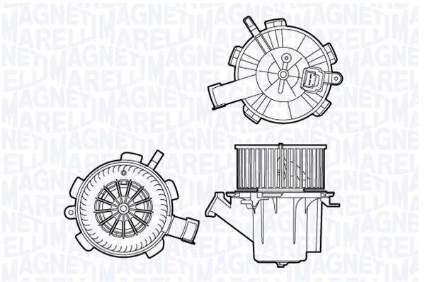 Magneti Marelli Kachelventilator 069412706010