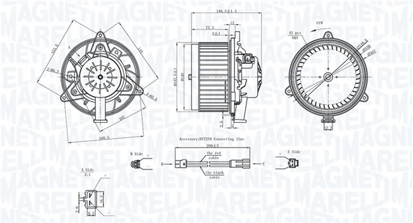 Magneti Marelli Kachelventilator 069412742010