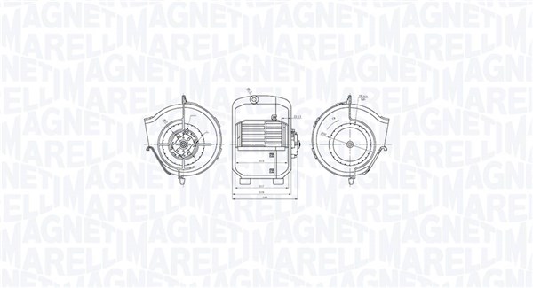 Magneti Marelli Kachelventilator 069412758010