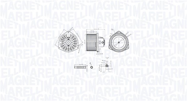 Magneti Marelli Kachelventilator 069412765010