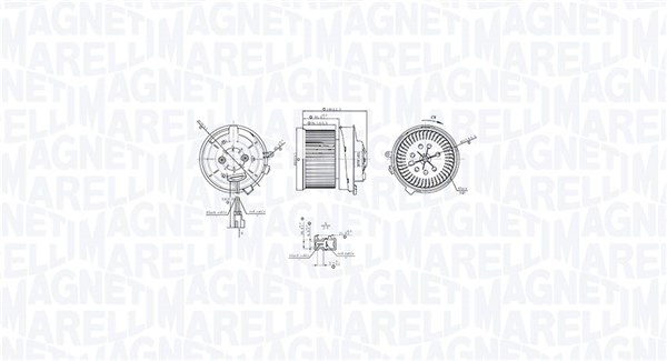 Magneti Marelli Kachelventilator 069412766010