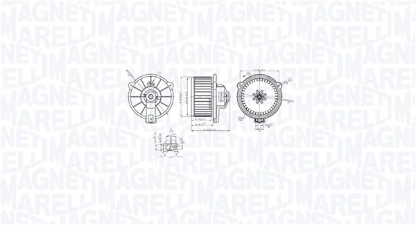 Magneti Marelli Kachelventilator 069412768010