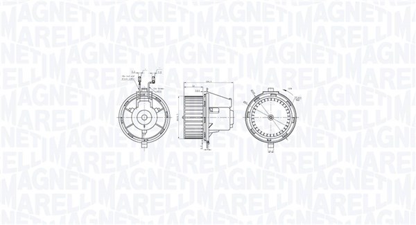 Magneti Marelli Kachelventilator 069412770010