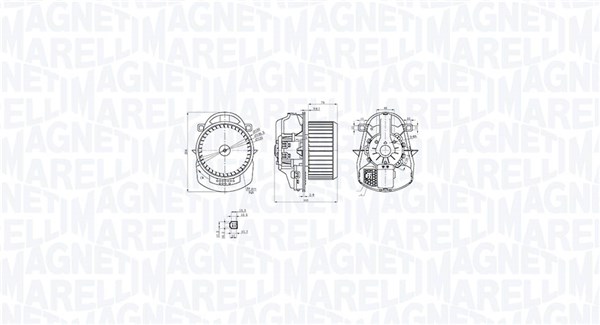 Magneti Marelli Kachelventilator 069412771010