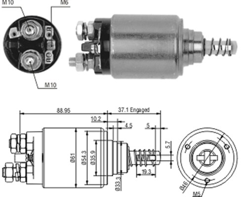 Magneti Marelli Starter magneetschakelaar 940113050186