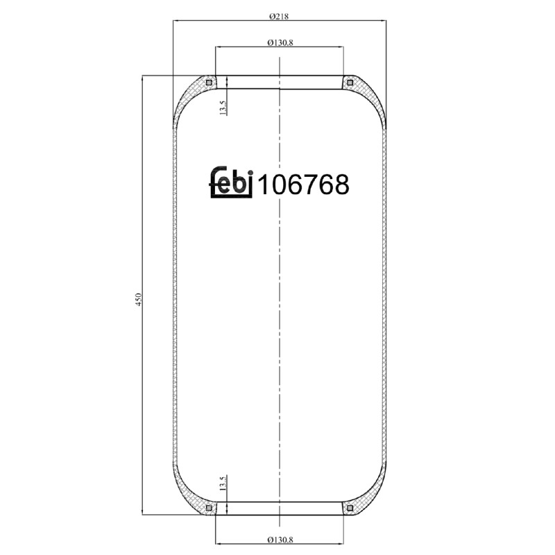 Febi Bilstein Veerbalg 106768