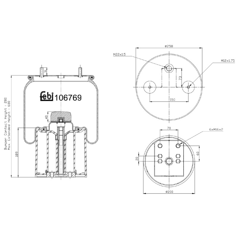 Febi Bilstein Veerbalg 106769